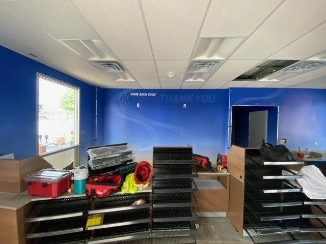 Modern commercial wallpaper design