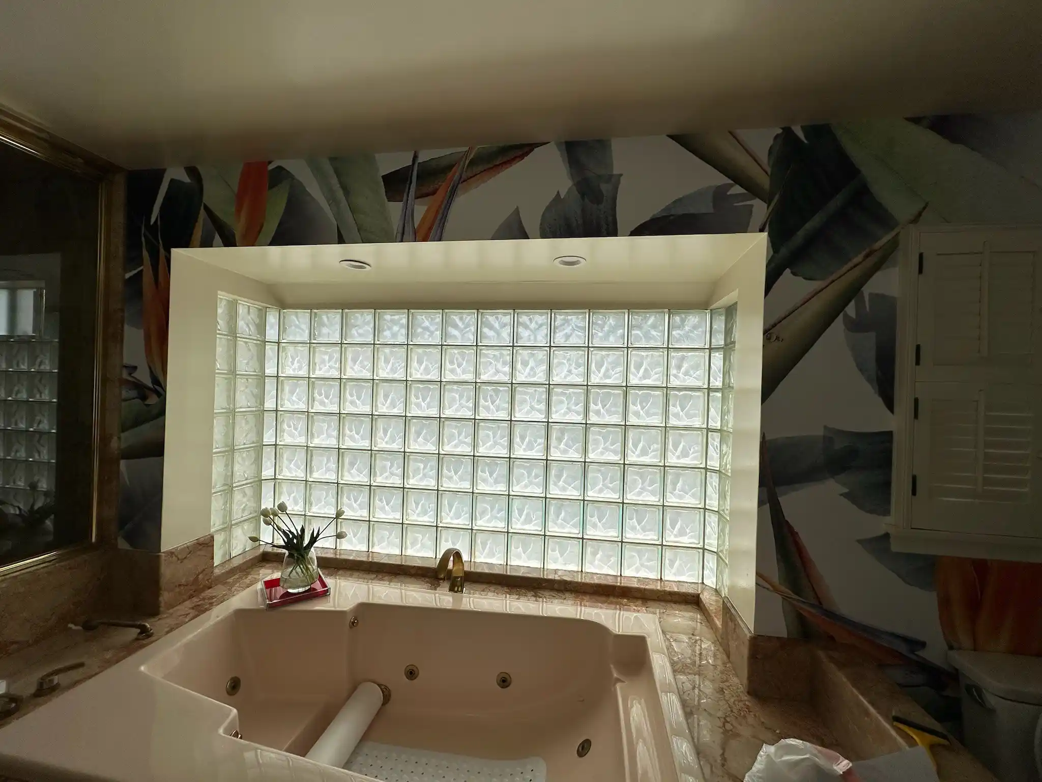 Wallpaper installation project